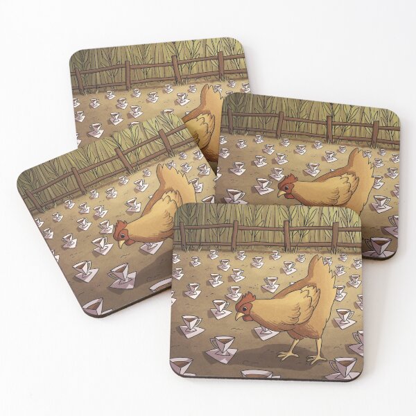 Item preview, Teacup Farm and Chicken designed and sold by evelyn-d-art.