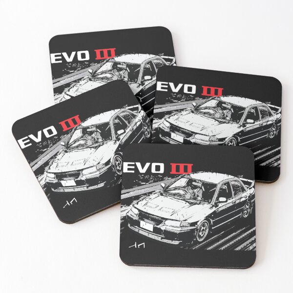 Item preview, EVO III Kyoichi Sudo Initial D Anime Graphic Speed Mitsubishi Lancer Evolution  designed and sold by cowtownCOWBOY.