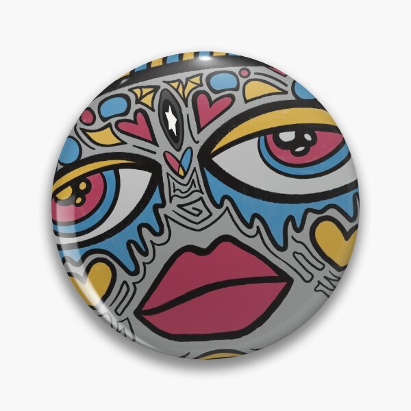 Item preview, Take 2 of Trippy Irene Shroom Portrait Primary Colors designed and sold by Prachi Patel.