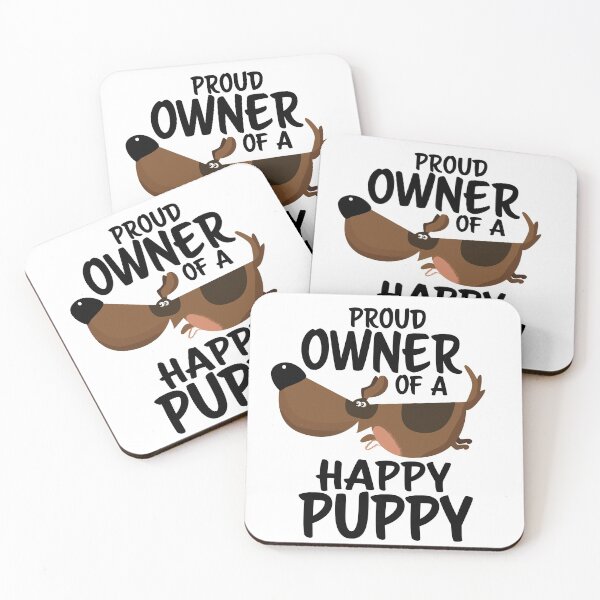 Item preview, Cute Proud Owner of a happy puppy designed and sold by pragmastyle.