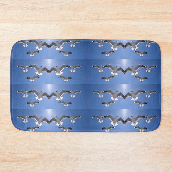 Item preview, Heavenly Silver Gulls flying overhead. designed and sold by sunnypicsoz.