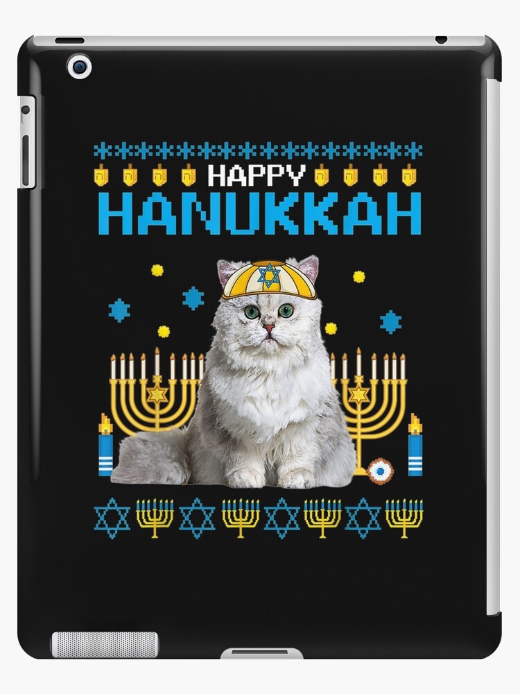 Cat shop hanukkah sweater