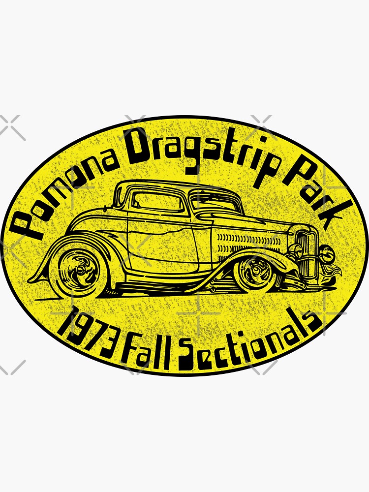 Sticker Camping car Dragster