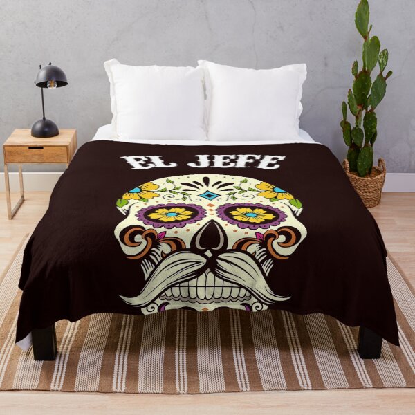 Item preview, El Jefe Sugar Skull Apparel, Men Mexican Dia De Los Muertos designed and sold by TheHumbleLemon.