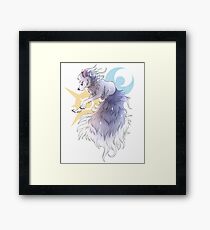 Shiny Alolan Ninetales Framed Print