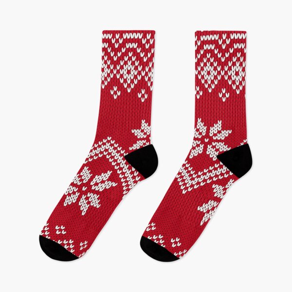 Artikelvorschau, Fair-Isle-Pullover in Rot und Weiß entworfen und verkauft von Pinkmagenta.