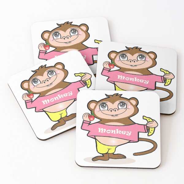 Item preview, Happy Monkey  designed and sold by Shirley cute art .