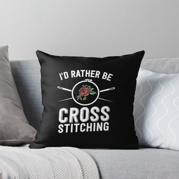 Item preview, I'd Rather Be Cross Stitching Grandma Stitcher Sewer designed and sold by 14thFloor.