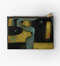 YELLOW AND BLACK HOUNDS Studio Pouch