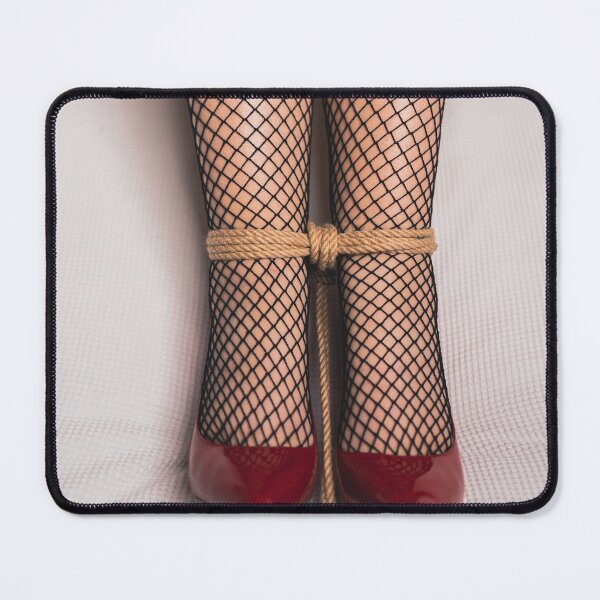 Item preview, Beautiful Legs in Fishnets Red Heels tied in Rope designed and sold by DirtyArchangel.