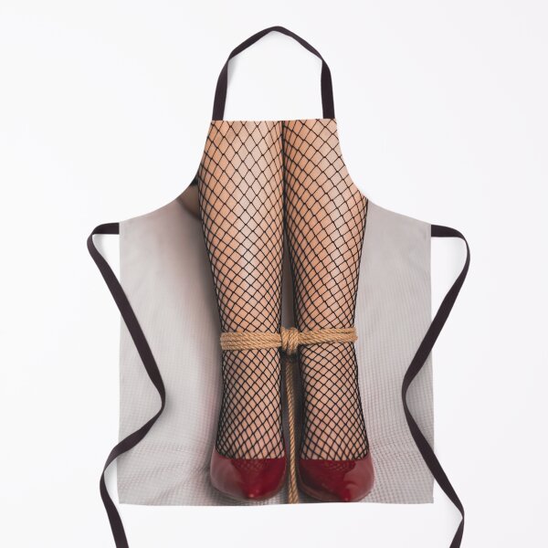 Item preview, Beautiful Legs in Fishnets Red Heels tied in Rope designed and sold by DirtyArchangel.