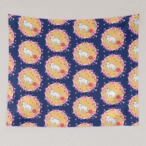 Item preview, Find Joy (Cat with Yarn) designed and sold by baldbird.