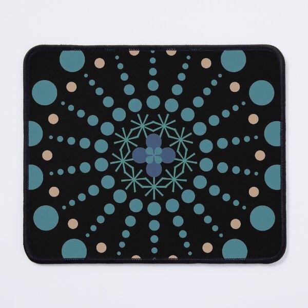 Item preview, Cute circular pattern of doodle. Lovely color. Vintage blue dot pattern. designed and sold by yoonjolab.