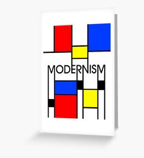 Modernism Greeting Card
