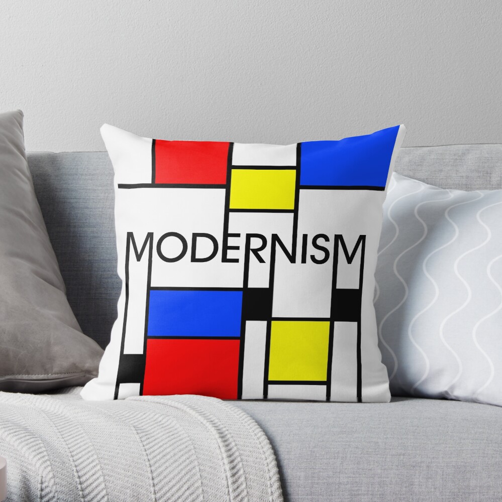 Modernism Throw Pillow