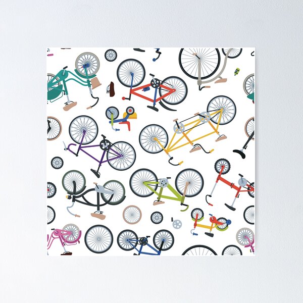 Item preview, bicycles summer pattern designed and sold by Huynhdesign.