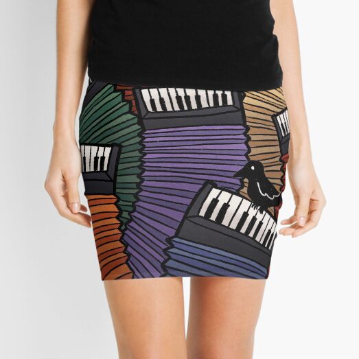 Accordion Forest Mini Skirt