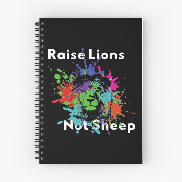 Item preview, Raise Lions Not Sheep - American Patriot - Patriotic Colorful Lion US designed and sold by DKA-2ndBoy.