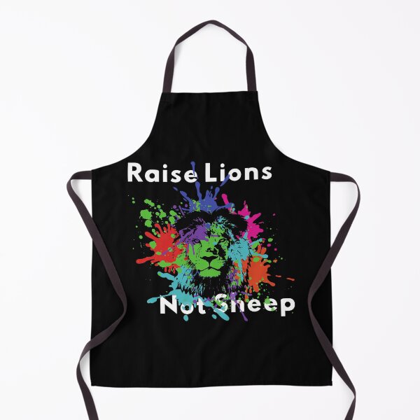 Item preview, Raise Lions Not Sheep - American Patriot - Patriotic Colorful Lion US designed and sold by DKA-2ndBoy.