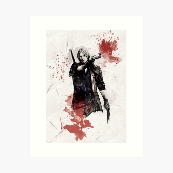 Vergil Autism Warrior Pearl Postcard Print Devil May Cry 