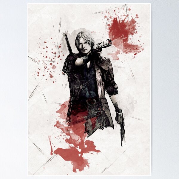 DMC - Vergil watercolor Art Board Print for Sale by Stylizing4You