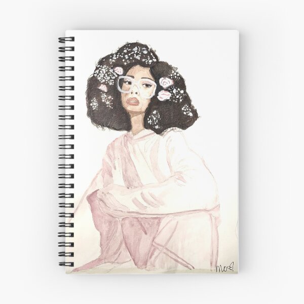 Item preview, Flower Afro Girl Watercolor designed and sold by Cosmic-artt.
