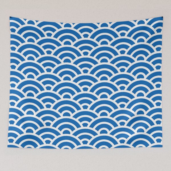 Item preview, RURI 197 Seigaiha Waves - Energetic Ver. | Japanese Pattern Wagara designed and sold by Polariszero.