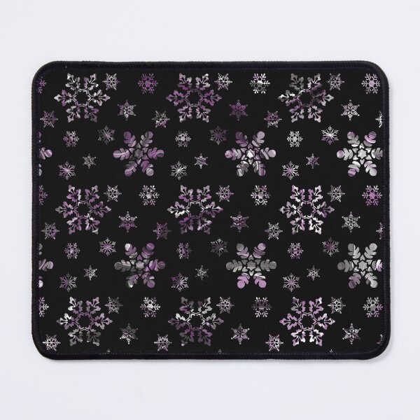 Item preview, Ace Pride Snowflakes Pattern designed and sold by Ispeakgeek.