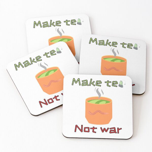 Item preview, Make Tea Not War  designed and sold by Digitalme Designs.
