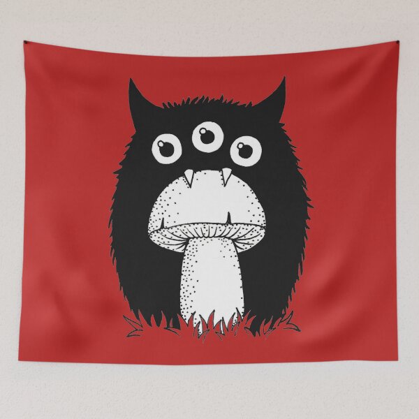 Item preview, Triclops Monster with Mushroom designed and sold by SquashBlossom1.