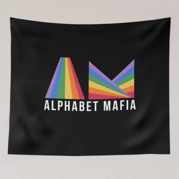 Artikelvorschau, Alphabet Mafia (Regenbogen) entworfen und verkauft von baldbird.
