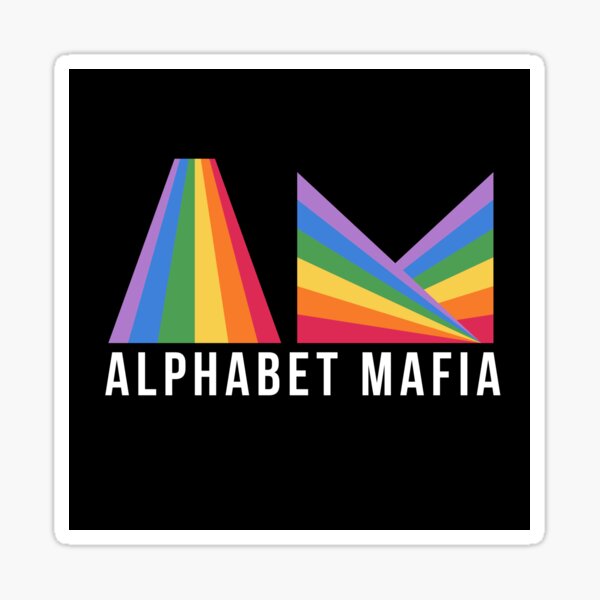 Artikel-Vorschau von Alphabet Mafia (Regenbogen), designt und verkauft von baldbird.