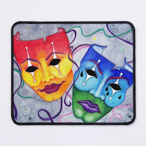 Item preview, Comedy and Tragedy designed and sold by EverIris.