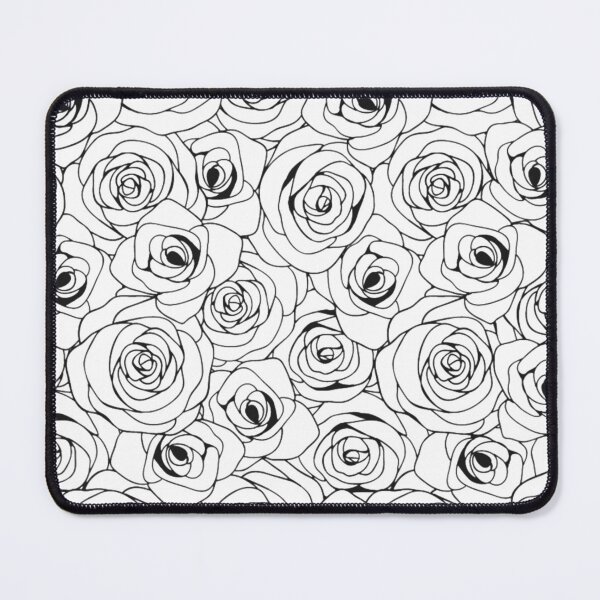 Item preview, Black and White Blooming Roses designed and sold by monodesigns.