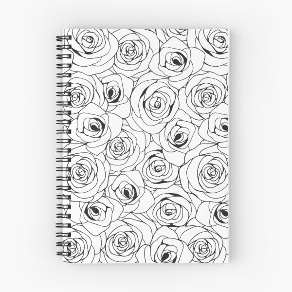Item preview, Black and White Blooming Roses designed and sold by monodesigns.