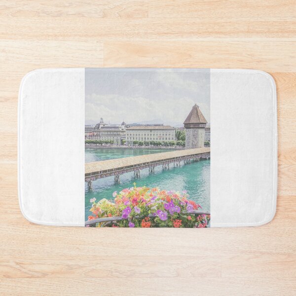 Item preview, Balcony View of Chapel Bridge, Lucerne, Switzerland designed and sold by ywphotos.