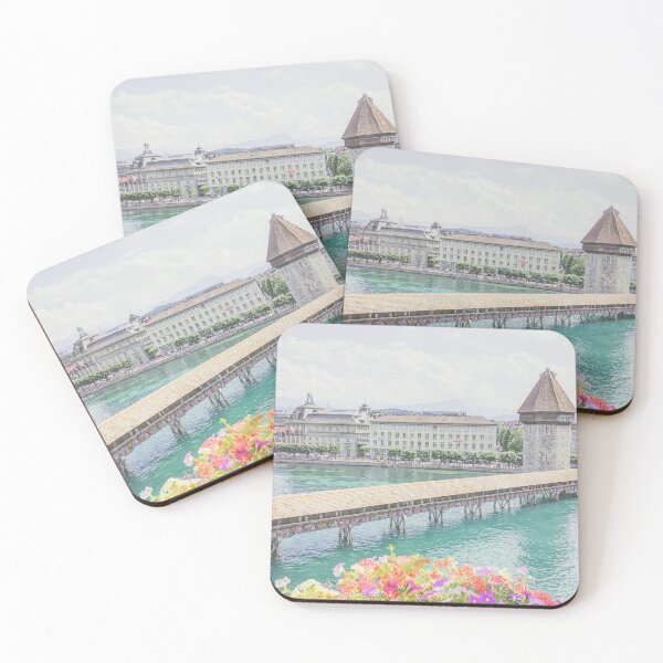 Item preview, Balcony View of Chapel Bridge, Lucerne, Switzerland designed and sold by ywphotos.