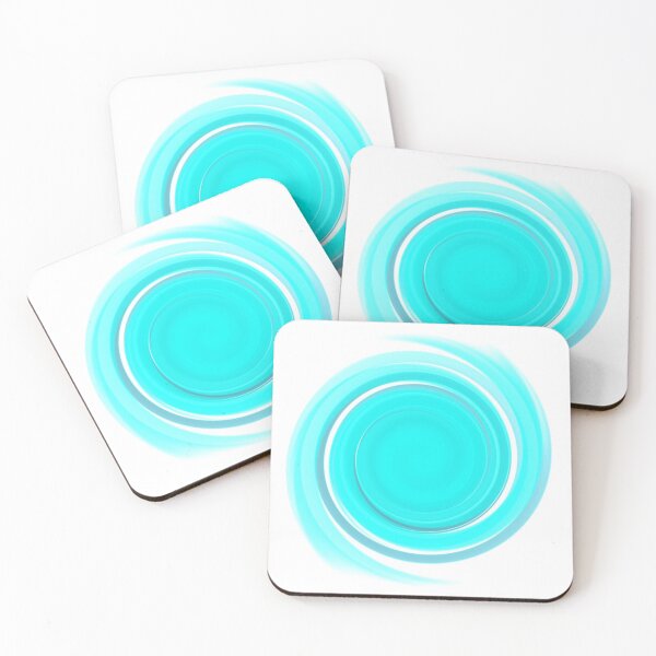 Item preview,  cool blue abstraction, beautiful screw print designed and sold by vilma3000.