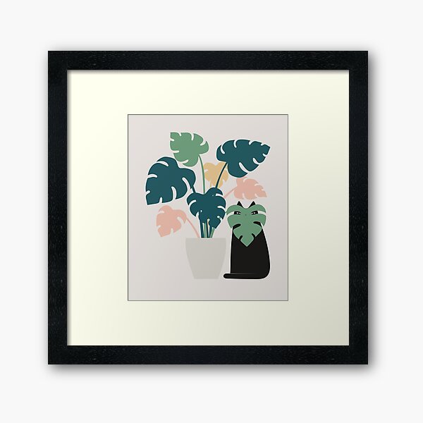 Cat Landscape 21 Framed Art Print
