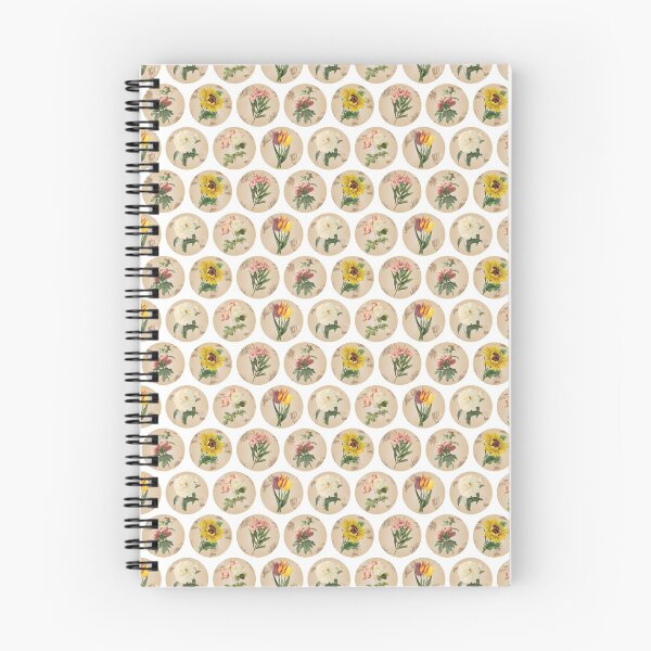 Item preview, Vintage Flowers in Circles designed and sold by LyndaAnne.