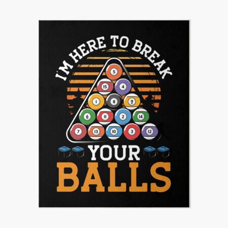 8-ball rules poster Art Board Print for Sale by Courtney Nicholls