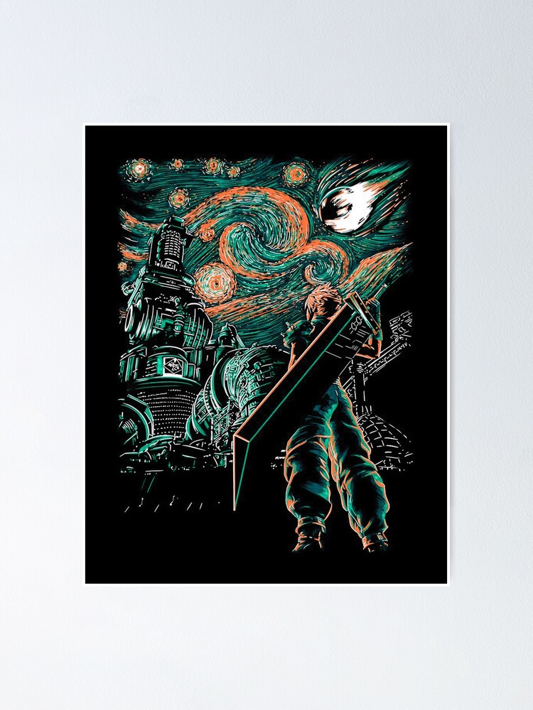 Ff7 Starry Night Final Fantasy Vii Remake Cloud Strife