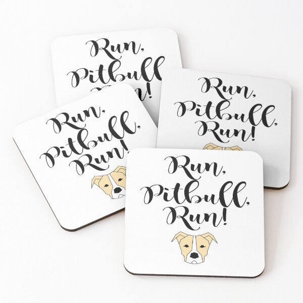 Item preview, Run, pitbull, Run! designed and sold by the Zarock Shop.