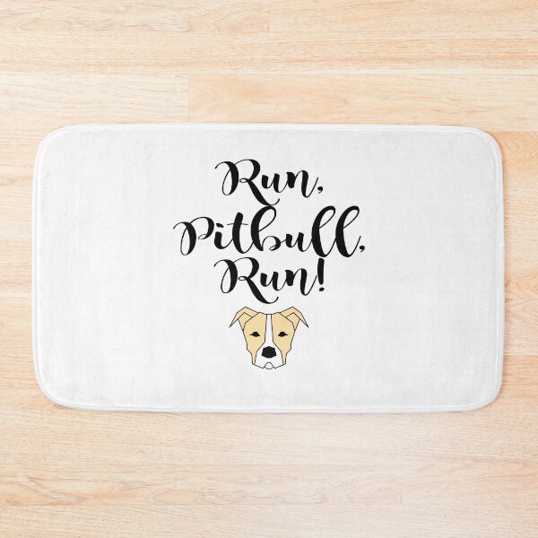 Item preview, Run, pitbull, Run! designed and sold by the Zarock Shop.