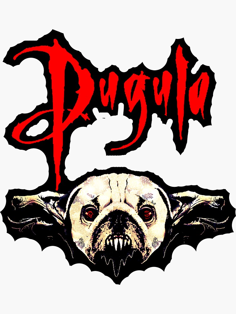 Thumbnail 3 of 3, Sticker, Pugula designed and sold by MoriVond.