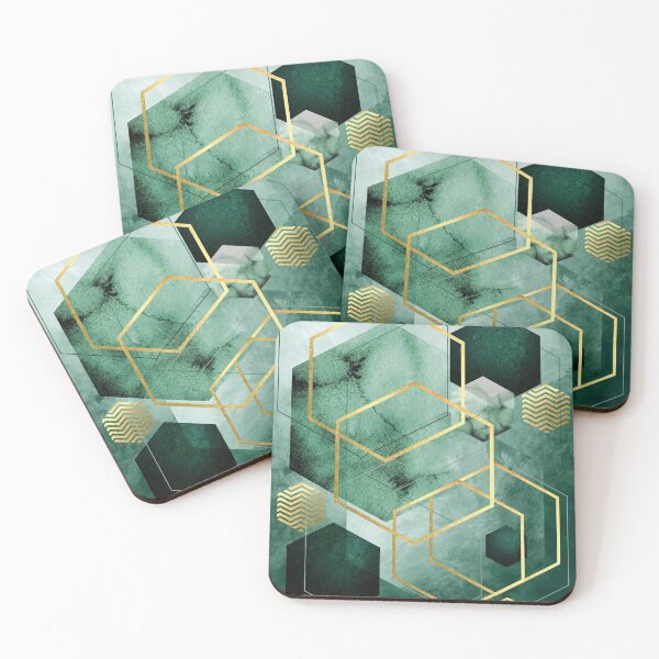 Item preview, Abstract Green Geometric designed and sold by UrbanEpiphany.
