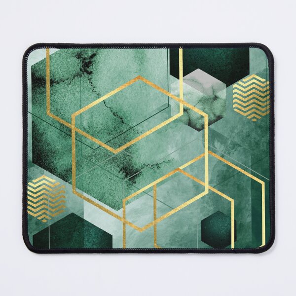 Item preview, Abstract Green Geometric designed and sold by UrbanEpiphany.