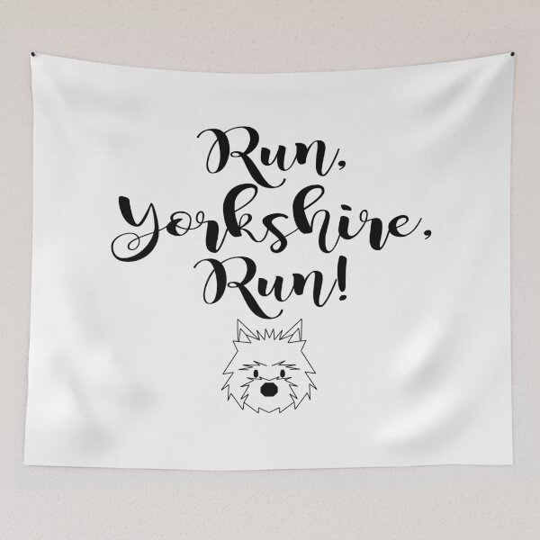 Item preview, Run, Yorkshire, Run! designed and sold by the Zarock Shop.