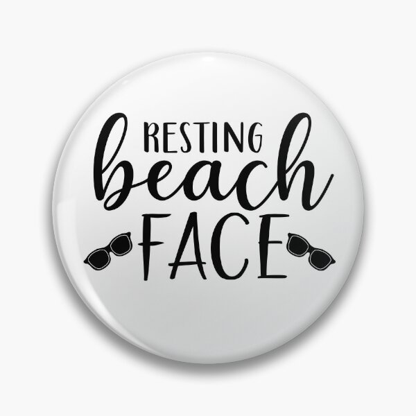 Item preview, Resting Beach Face. Funny Beach Quote for Relaxing. designed and sold by That Cheeky Tee.