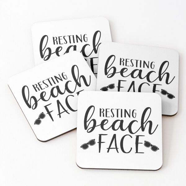Item preview, Resting Beach Face. Funny Beach Quote for Relaxing. designed and sold by That Cheeky Tee.